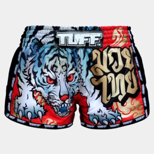 TUFF MRS303 Red Cruel Tiger Retro Style Shorts