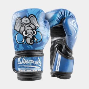 8 Weapons Jipe Blue Kids Muay Thai Gloves