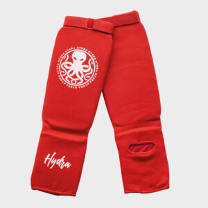 Hydra Red Cotton Competition Shin Pads