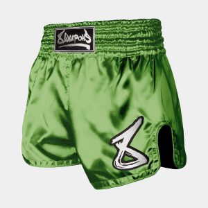 8 Weapons Strike Lime Green Muay Thai Shorts