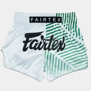 Fairtex BS1923 Racer White Muay Thai Shorts